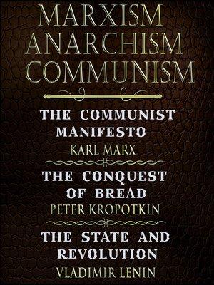 cover image of Karl Marx, Friedrich Engels, Peter Kropotkin, Vladimir Lenin--Marxism, Anarchism, Communism